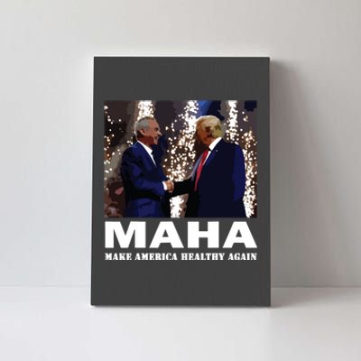 Trump Kennedy Make America Healthy Again Canvas