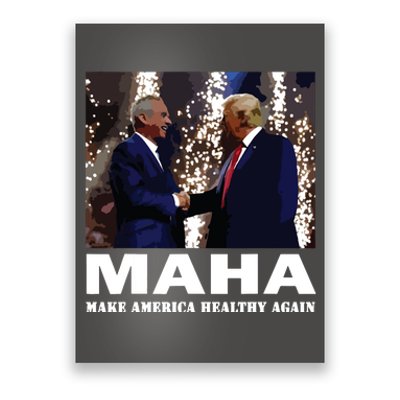 Trump Kennedy Make America Healthy Again Poster