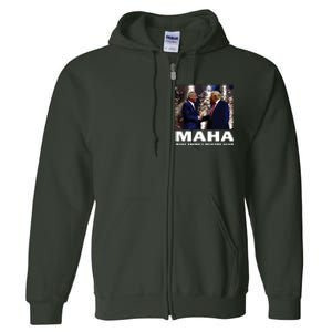 Trump Kennedy Make America Healthy Again Full Zip Hoodie