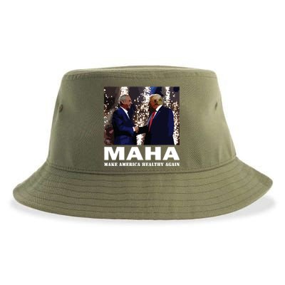 Trump Kennedy Make America Healthy Again Sustainable Bucket Hat