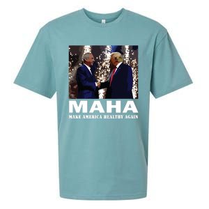 Trump Kennedy Make America Healthy Again Sueded Cloud Jersey T-Shirt