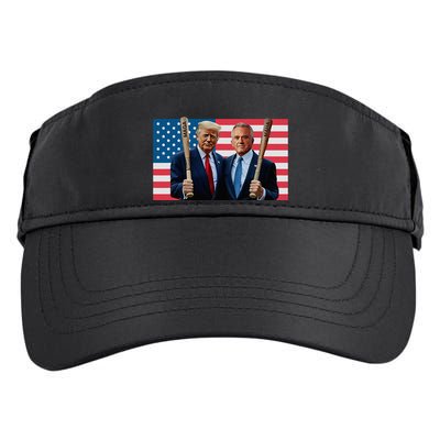 Trump Kennedy Maga Maha Baseball Bat Usa Flag Adult Drive Performance Visor