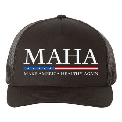 Trump Kennedy Maha Make America Healthy Again 2024 Yupoong Adult 5-Panel Trucker Hat