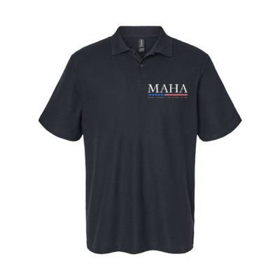 Trump Kennedy Maha Make America Healthy Again 2024 Softstyle Adult Sport Polo