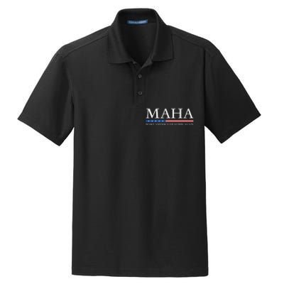 Trump Kennedy Maha Make America Healthy Again 2024 Dry Zone Grid Polo