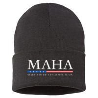 Trump Kennedy Maha Make America Healthy Again 2024 Sustainable Knit Beanie