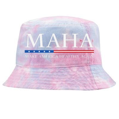 Trump Kennedy Maha Make America Healthy Again 2024 Tie-Dyed Bucket Hat