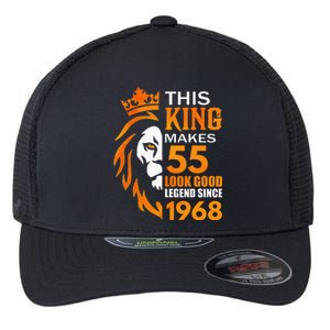 This King Makes 55 Look Good Legend Since 1968 Flexfit Unipanel Trucker Cap