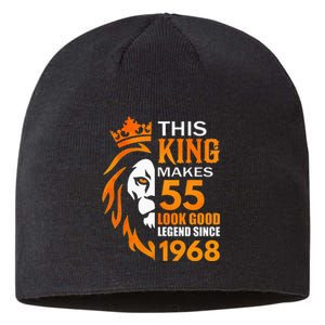 This King Makes 55 Look Good Legend Since 1968 Sustainable Beanie