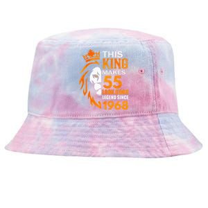 This King Makes 55 Look Good Legend Since 1968 Tie-Dyed Bucket Hat