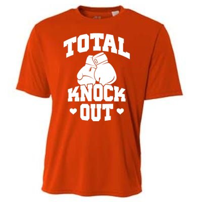 Total Knock Out Boxing Cute Gift Cooling Performance Crew T-Shirt