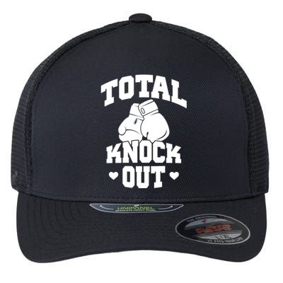 Total Knock Out Boxing Cute Gift Flexfit Unipanel Trucker Cap