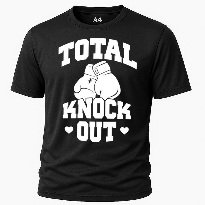Total Knock Out Boxing Cute Gift Cooling Performance Crew T-Shirt