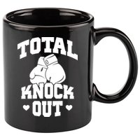 Total Knock Out Boxing Cute Gift 11oz C Handle Ceramic Mug