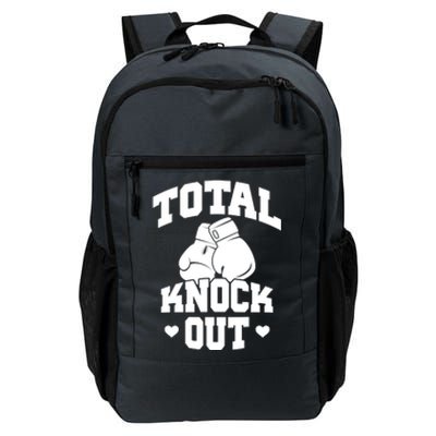 Total Knock Out Boxing Cute Gift Daily Commute Backpack