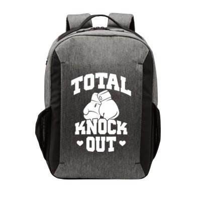 Total Knock Out Boxing Cute Gift Vector Backpack