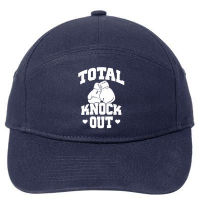 Total Knock Out Boxing Cute Gift 7-Panel Snapback Hat