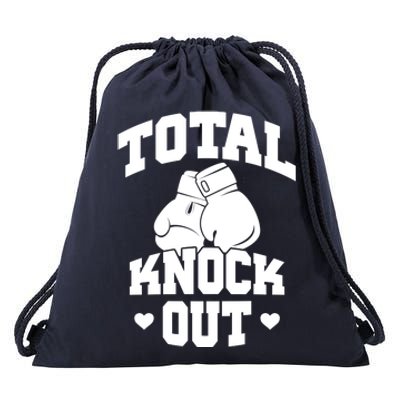 Total Knock Out Boxing Cute Gift Drawstring Bag