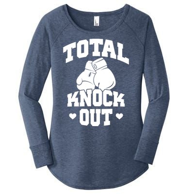 Total Knock Out Boxing Cute Gift Women's Perfect Tri Tunic Long Sleeve Shirt