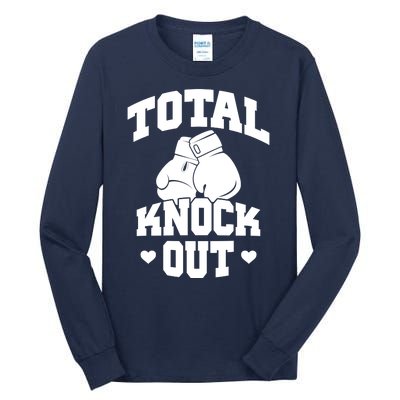 Total Knock Out Boxing Cute Gift Tall Long Sleeve T-Shirt