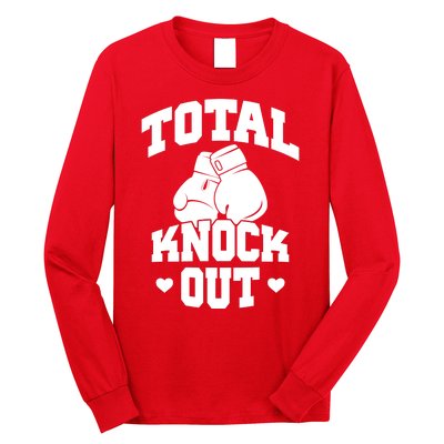 Total Knock Out Boxing Cute Gift Long Sleeve Shirt