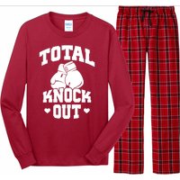 Total Knock Out Boxing Cute Gift Long Sleeve Pajama Set