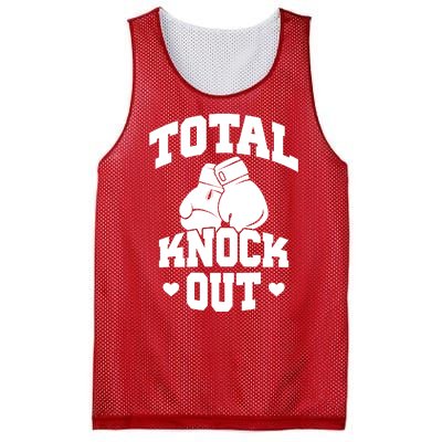 Total Knock Out Boxing Cute Gift Mesh Reversible Basketball Jersey Tank