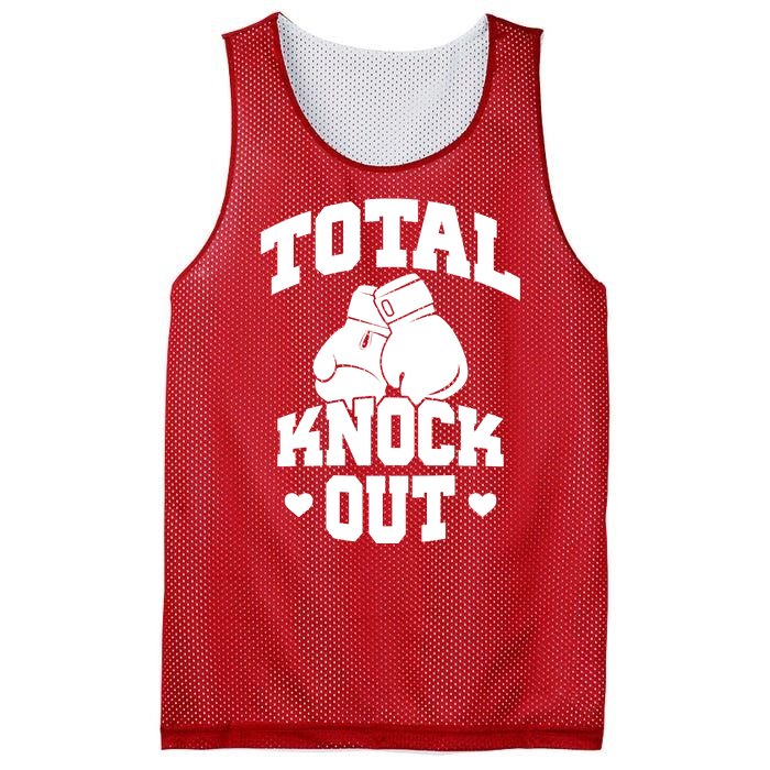 Total Knock Out Boxing Cute Gift Mesh Reversible Basketball Jersey Tank