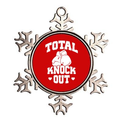 Total Knock Out Boxing Cute Gift Metallic Star Ornament