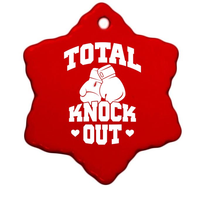 Total Knock Out Boxing Cute Gift Ceramic Star Ornament