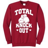 Total Knock Out Boxing Cute Gift Tall Sweatshirt