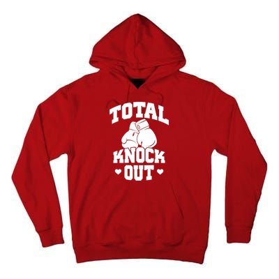 Total Knock Out Boxing Cute Gift Tall Hoodie