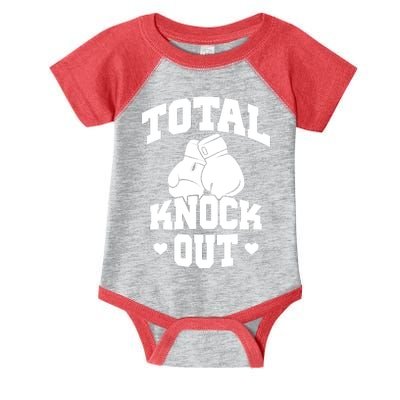 Total Knock Out Boxing Cute Gift Infant Baby Jersey Bodysuit