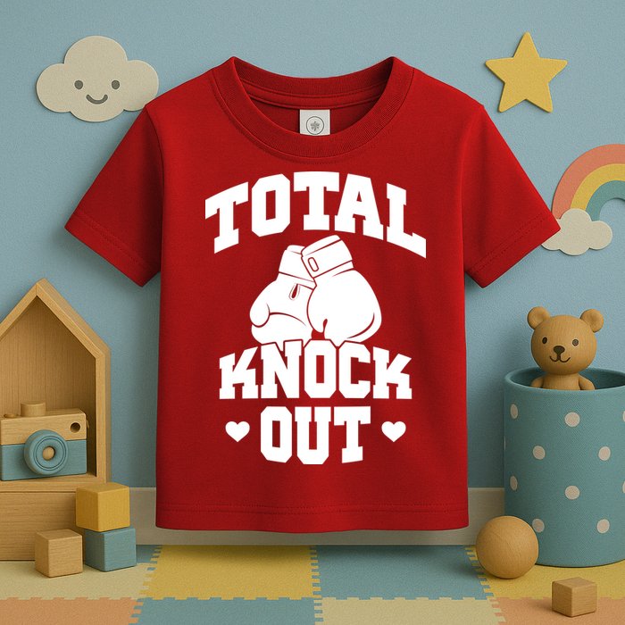Total Knock Out Boxing Cute Gift Toddler T-Shirt