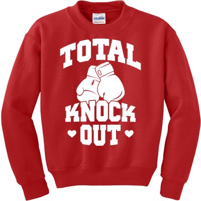 Total Knock Out Boxing Cute Gift Kids Sweatshirt