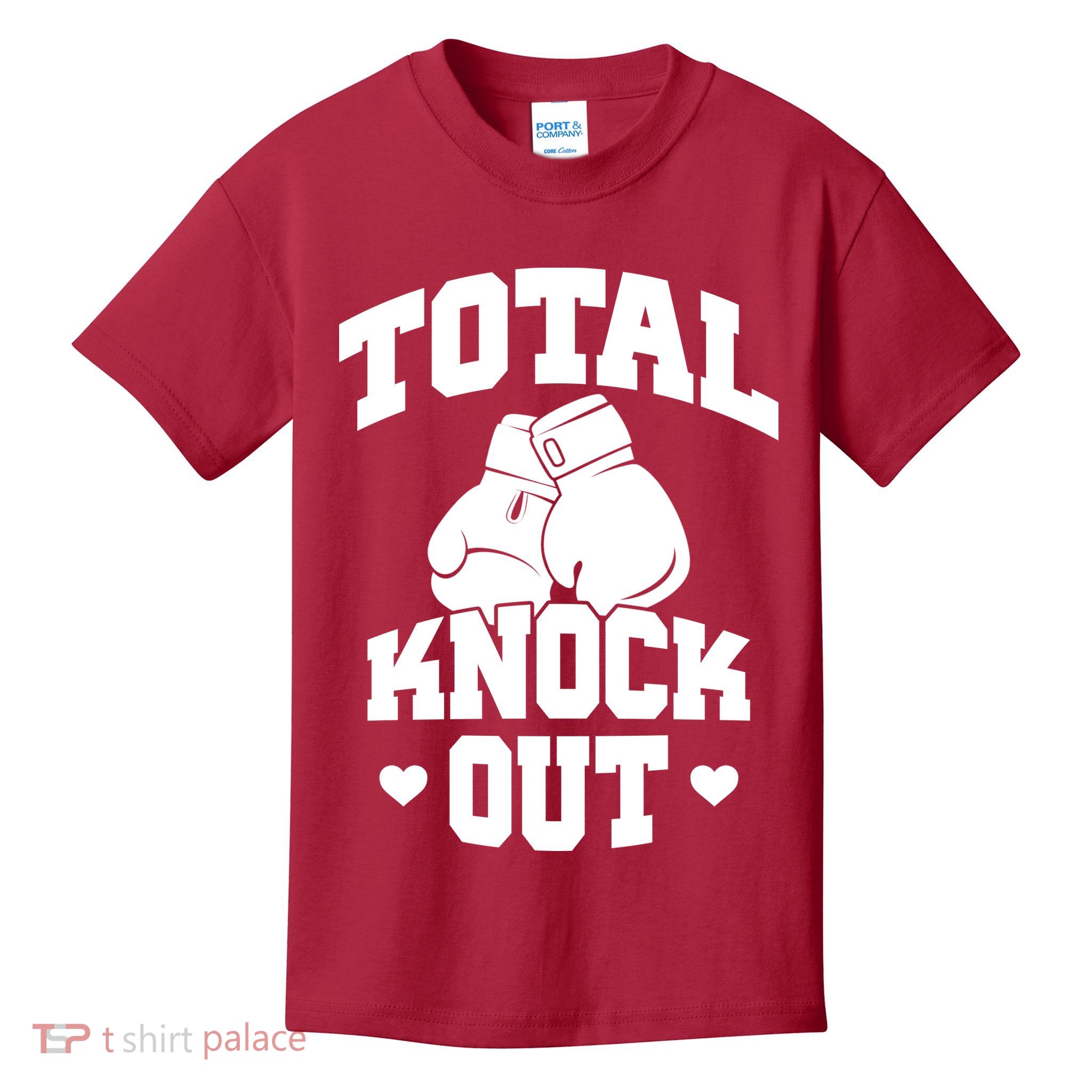 Total Knock Out Boxing Cute Gift Kids T-Shirt