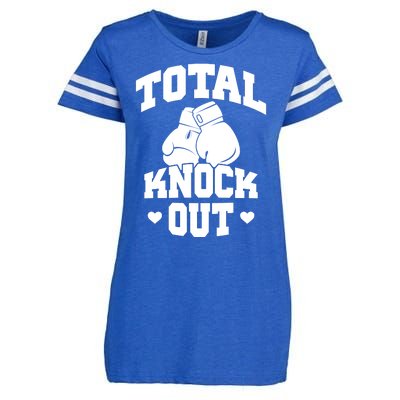 Total Knock Out Boxing Cute Gift Enza Ladies Jersey Football T-Shirt