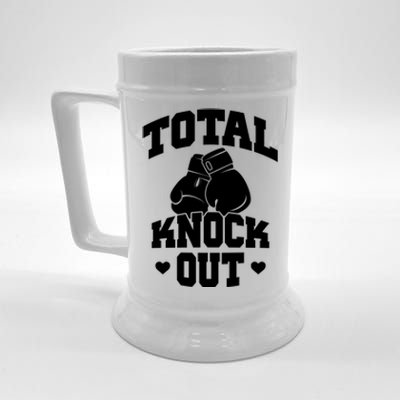 Total Knock Out Boxing Cute Gift Beer Stein