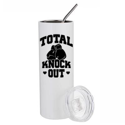 Total Knock Out Boxing Cute Gift Stainless Steel Tumbler