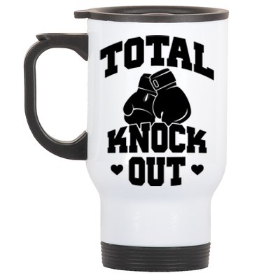 Total Knock Out Boxing Cute Gift Stainless Steel Travel Mug