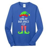 The King Of Dad Jokes Funny Funny Gift Tall Long Sleeve T-Shirt