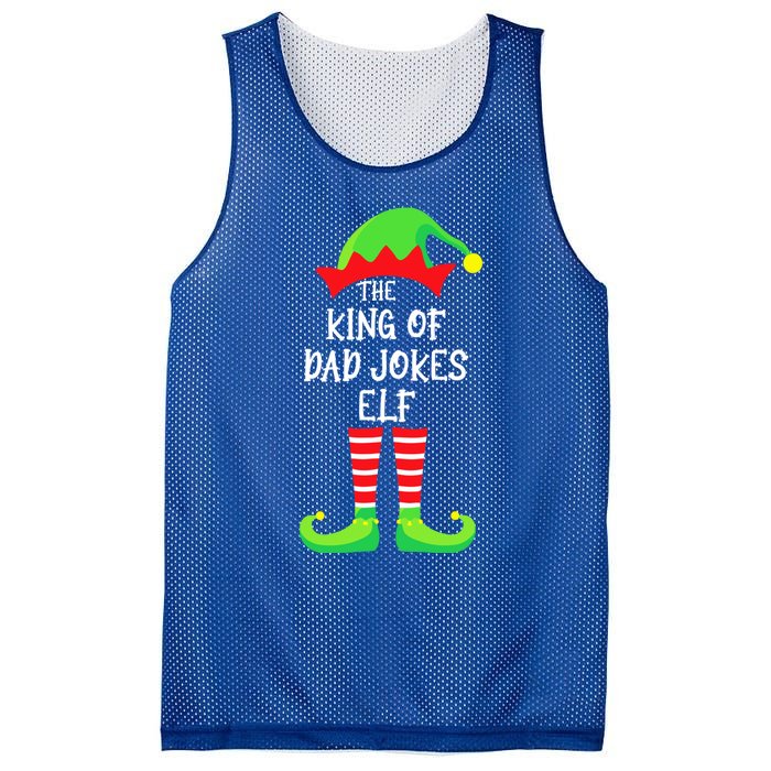 The King Of Dad Jokes Funny Funny Gift Mesh Reversible Basketball Jersey Tank