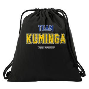 Team Kuminga Proud Family Last Name Surname Drawstring Bag