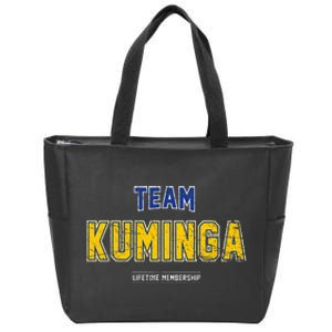 Team Kuminga Proud Family Last Name Surname Zip Tote Bag