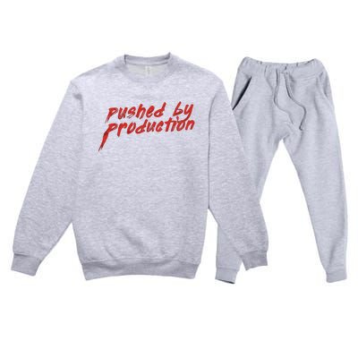 Tia Kofi Pushed By Production Premium Crewneck Sweatsuit Set