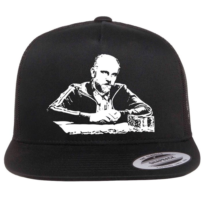 Teddy KGB Rounders Flat Bill Trucker Hat