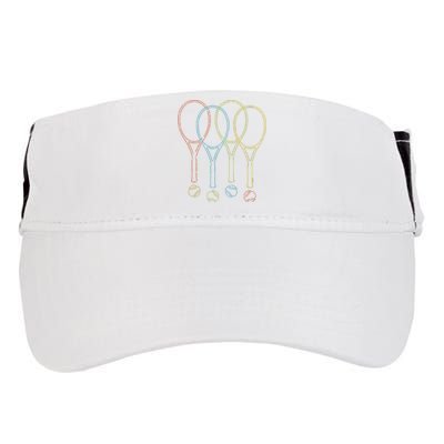 Tennis Kids Rackets Balls Cool Tennis Adult Drive Performance Visor