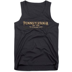 The Keystone State Pennsylvania Tank Top