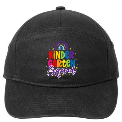 Teacher Kindergarten Squad 7-Panel Snapback Hat