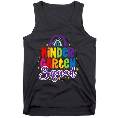 Teacher Kindergarten Squad Tank Top